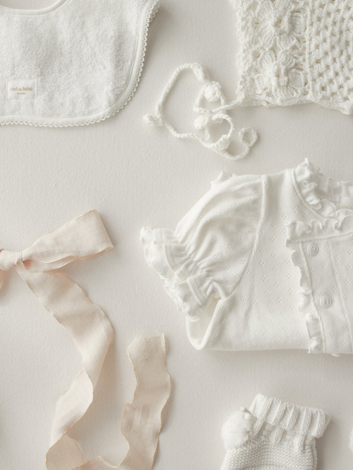 【2026夏新作】bébé / (半袖) whipped frill suit