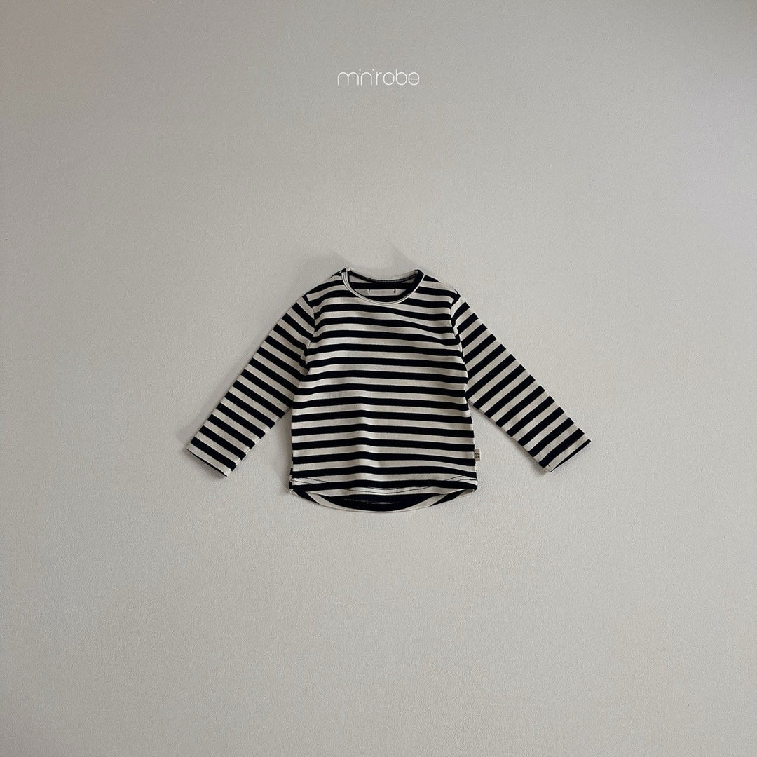 minirobe /  mango stripe round tee