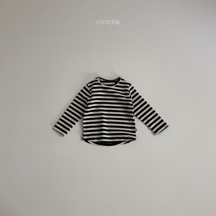 minirobe /  mango stripe round tee