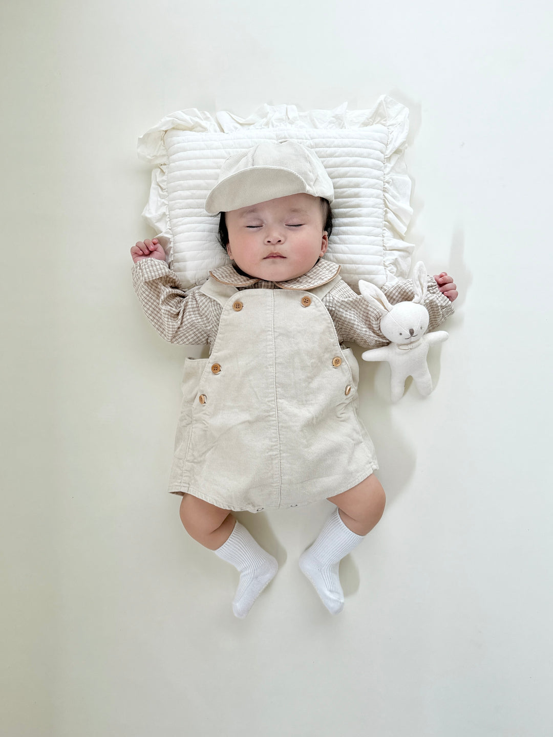 【8/15販売開始】 monbebe / Corduroy Suit (capset)