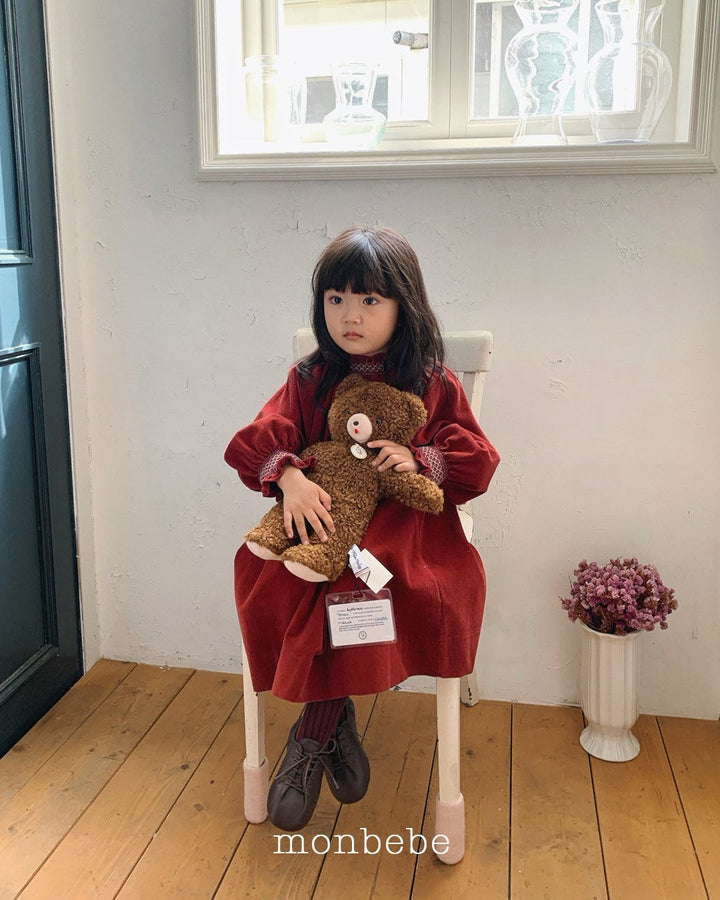 monbebe / Corduroy Smock Dress