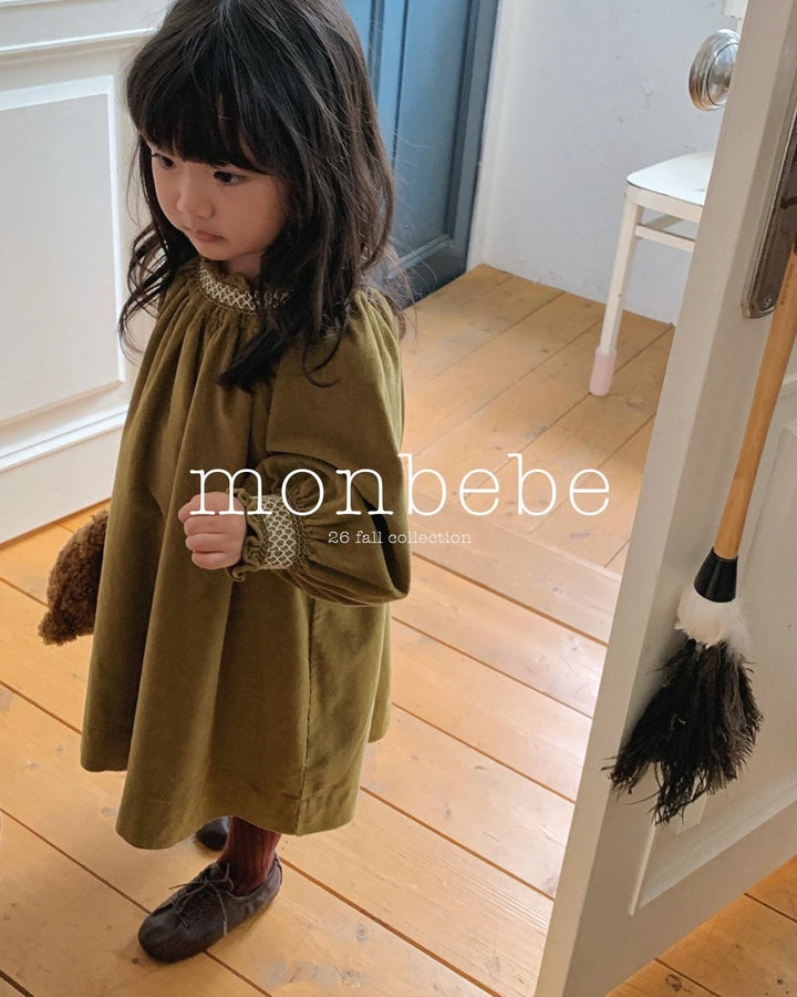 monbebe / Corduroy Smock Dress