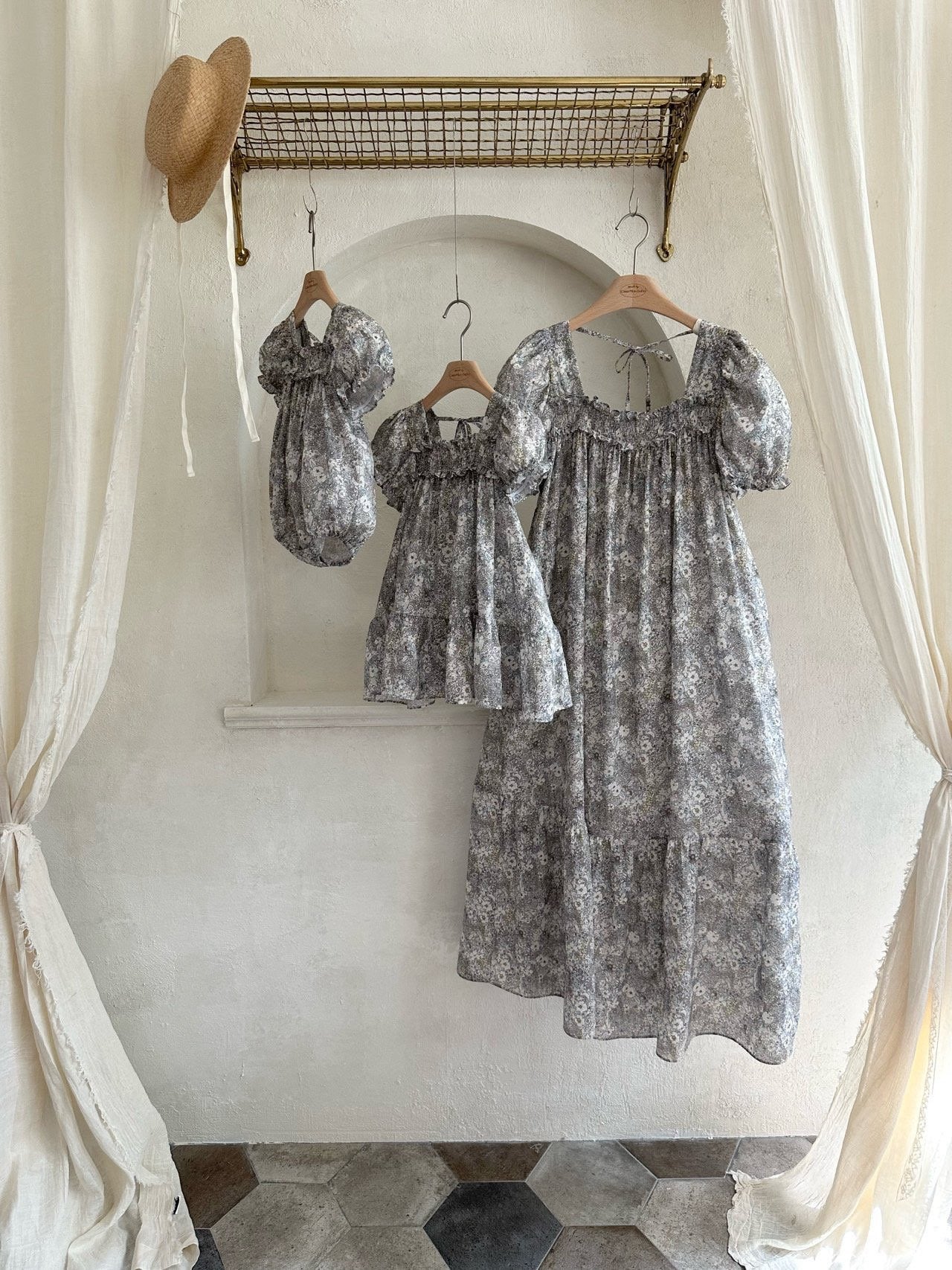 予約】 monbebe / Hazy Flower Dress (mom) – ciel de bébé