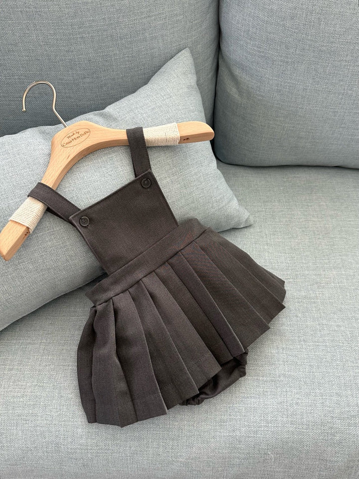 【予約】monbebe / Louis Pleats Suspender Suit