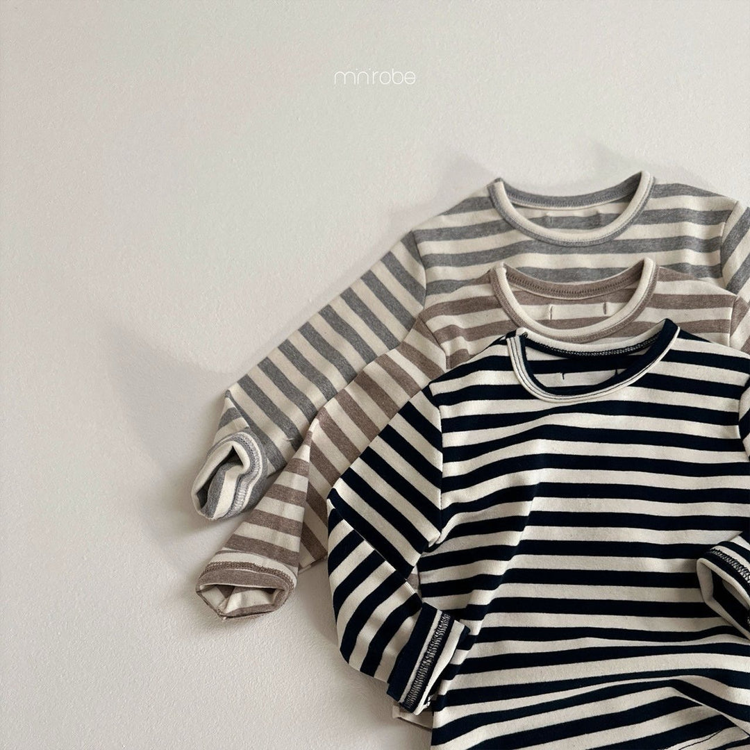 minirobe /  mango stripe round tee