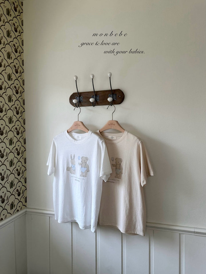 monbebe / (mom) Bunny teddy tee