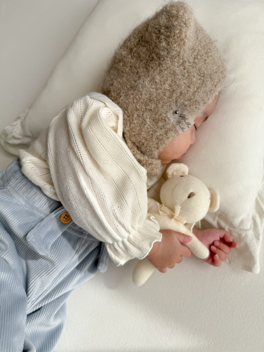 【新作11/17発売】 monbebe / Ribbed suspenders Pants