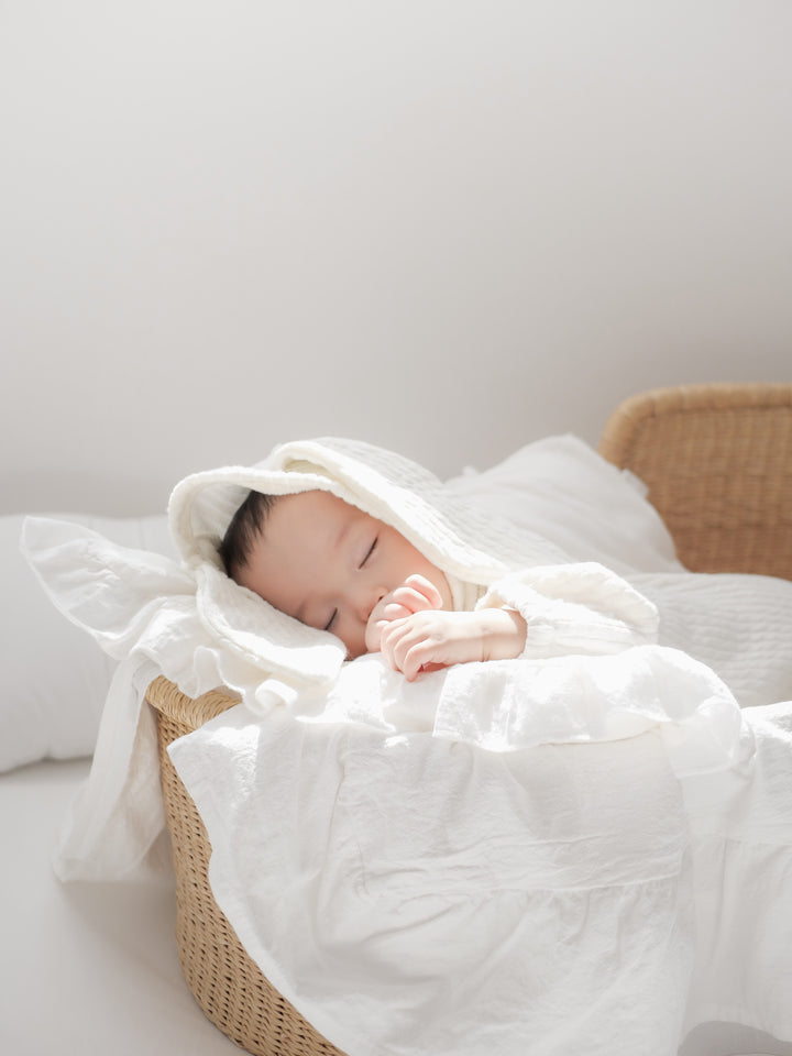 【新作:10/27以降発送】 monbebe / Bunny knit suit