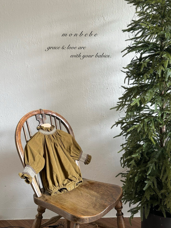 【新作:10/27以降発送】 monbebe / Charlotte smock suit