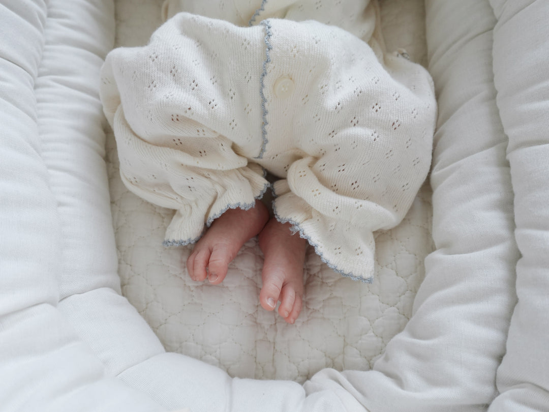 【11/17 再入荷】 monbebe / (長袖) hana picot lace suit