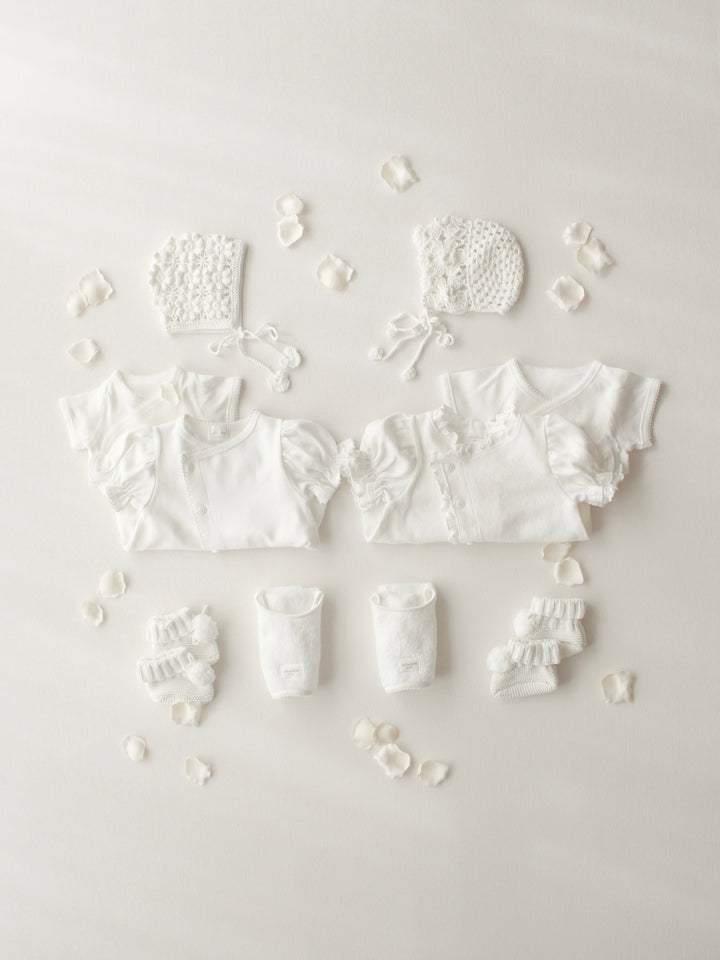 【2026夏新作】bébé / (半袖) whipped frill suit