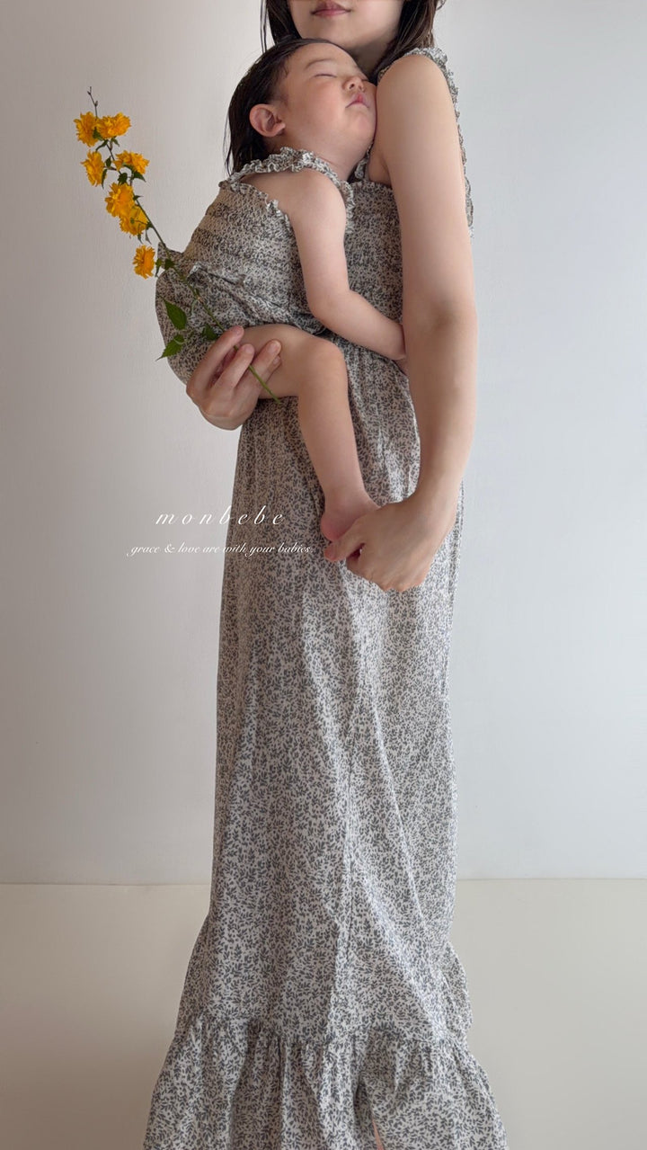 【予約】 monbebe / Smock dress (mom)