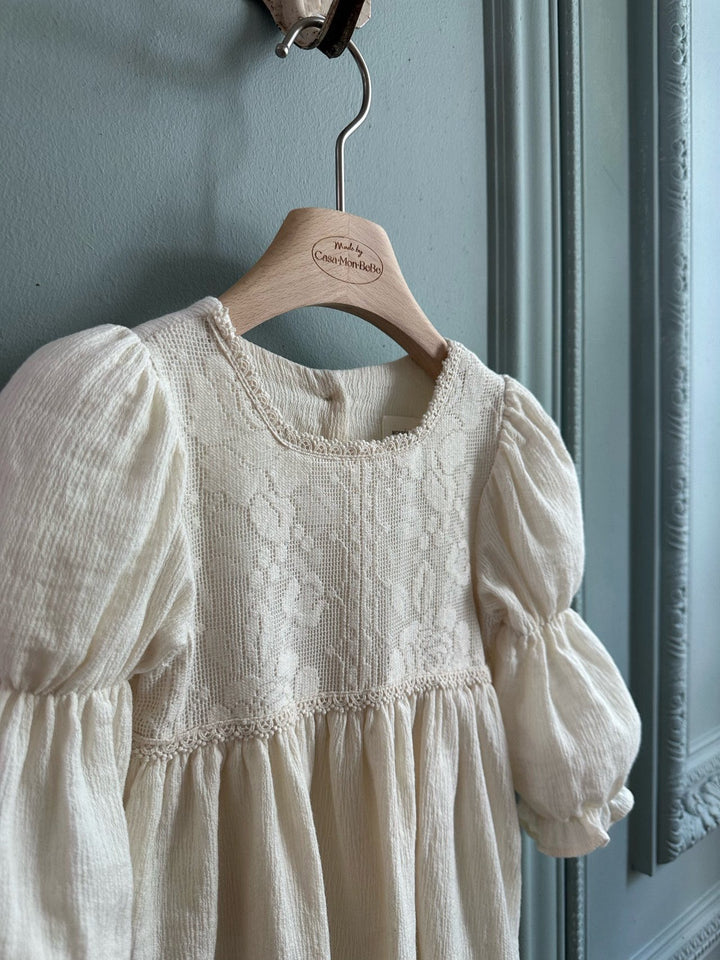 【予約】monbebe / Rose Lace Dress (kids)