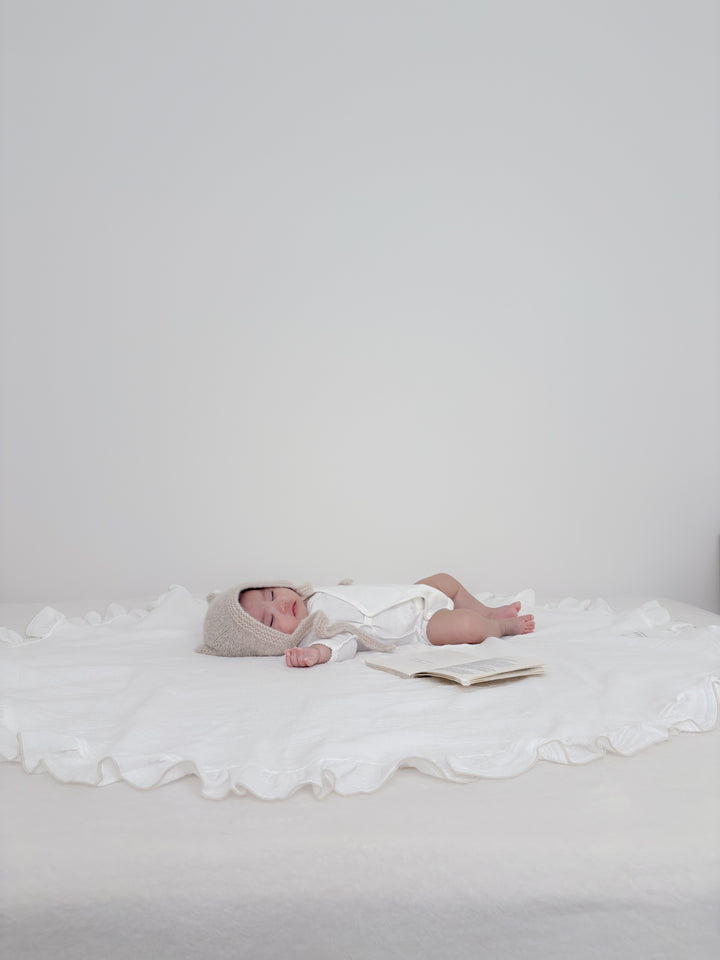 bébé / Luna Round Frill Blanket