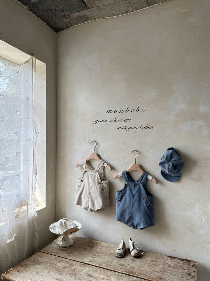 【8/15販売開始】 monbebe / Corduroy Suit (capset)