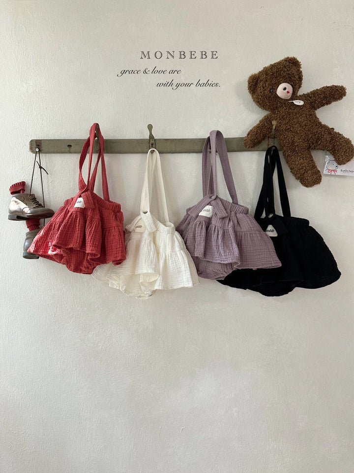 【予約】monbebe / Cancan Suspender Bloomer Skirt