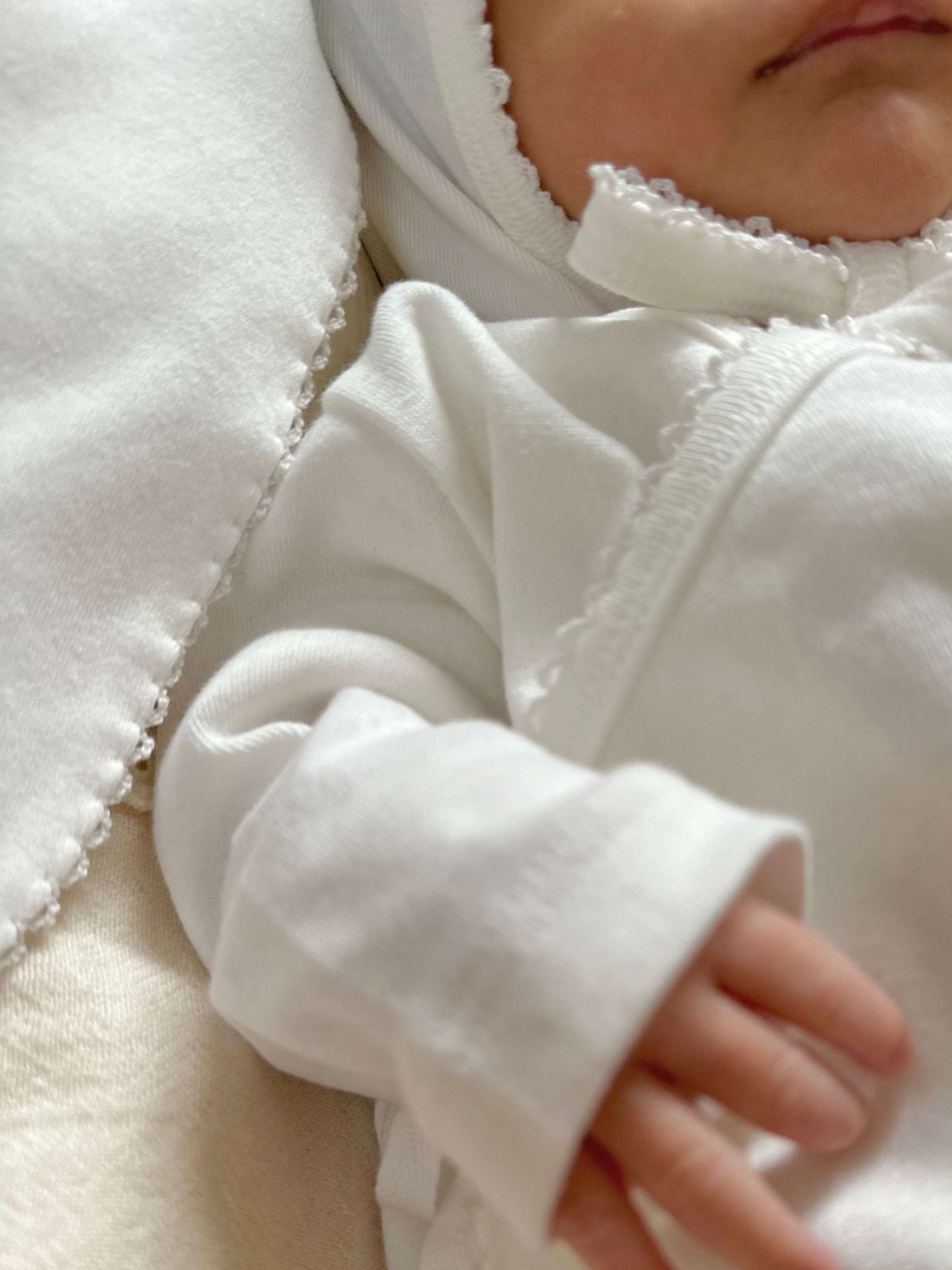 ciel de bebe monbebe ロンパースS ボンネット付き ciel de bebe monbebe ロンパースS ボンネット monbebe モンベベ