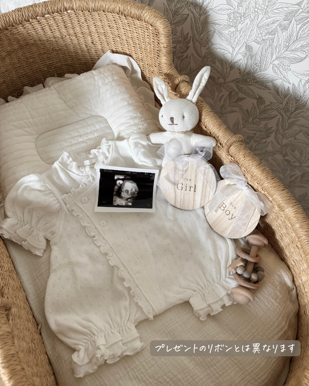 NENE × ciel de bébé /木製ジェンダーリビールプレート