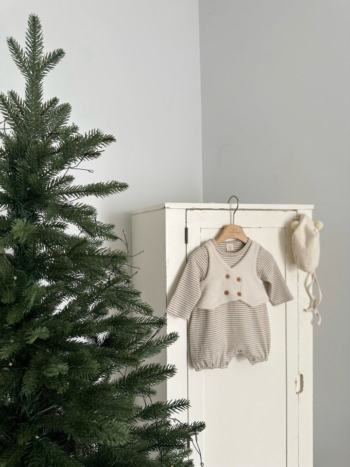 【新作:10/27以降発送】 monbebe / Vest suit