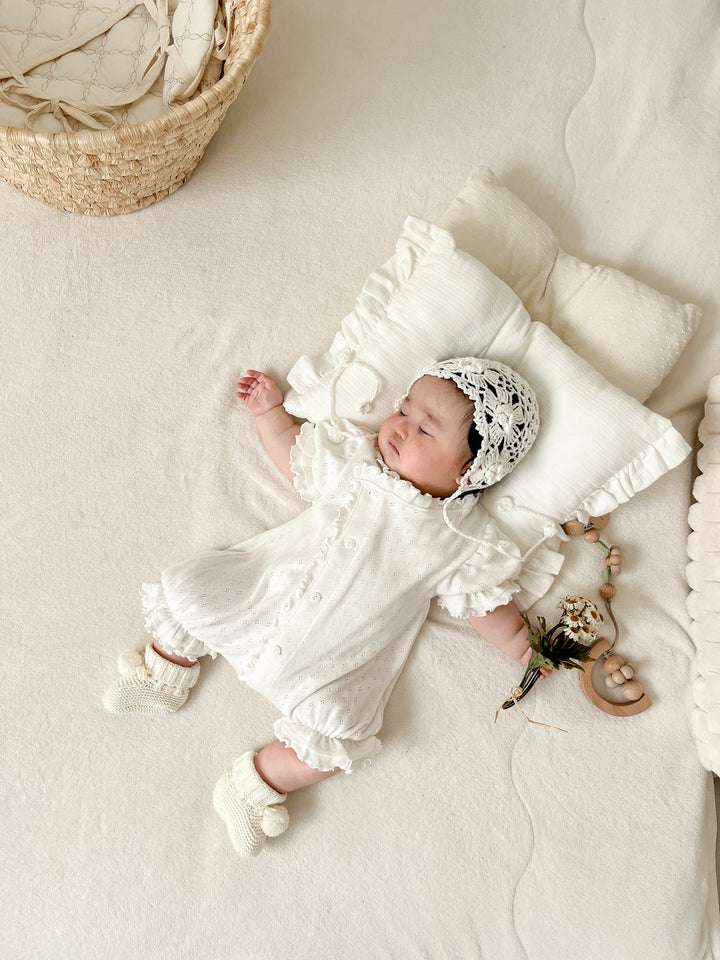 【2026夏新作】bébé / (半袖) whipped frill suit