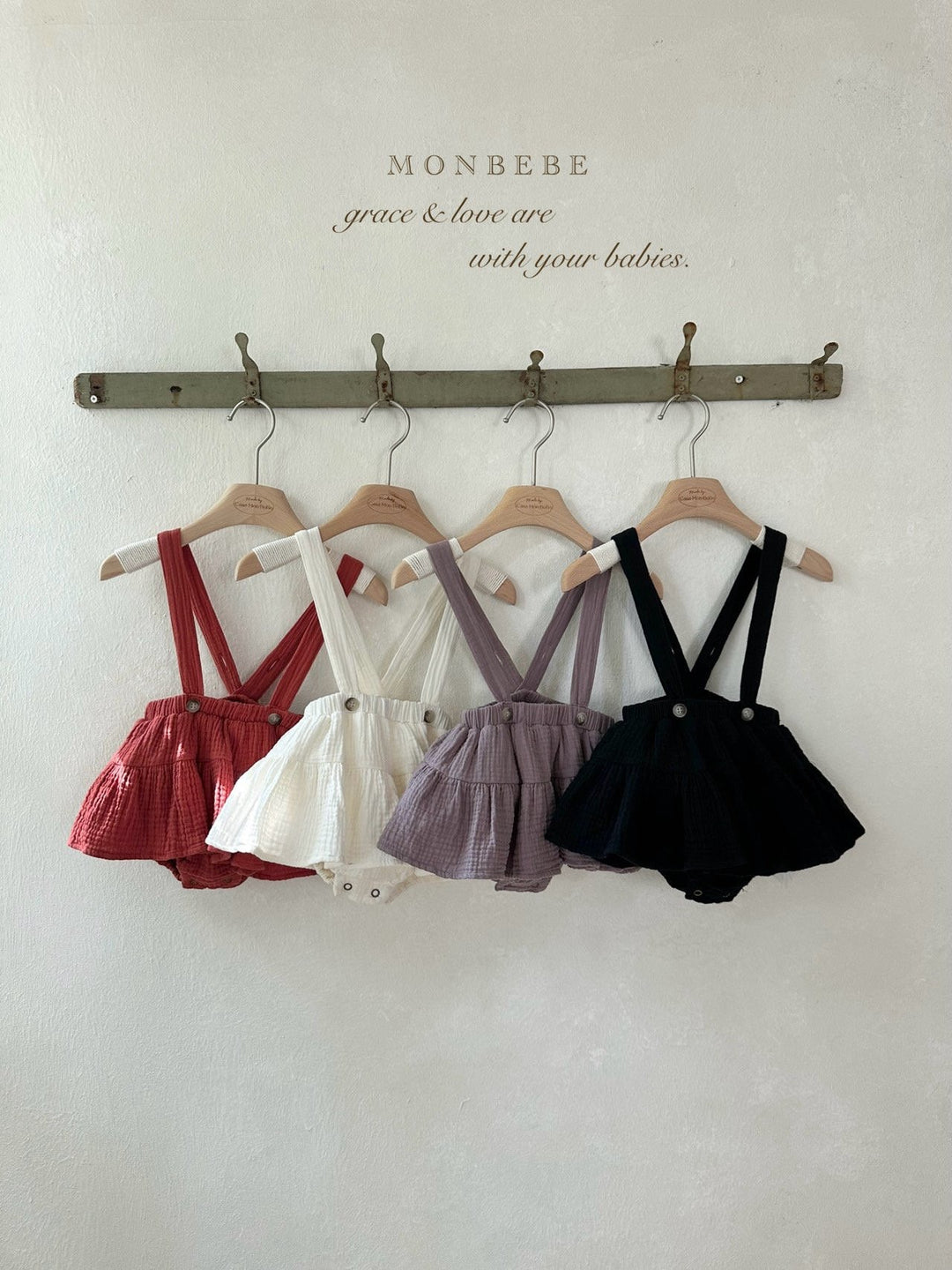 【予約】monbebe / Cancan Suspender Bloomer Skirt