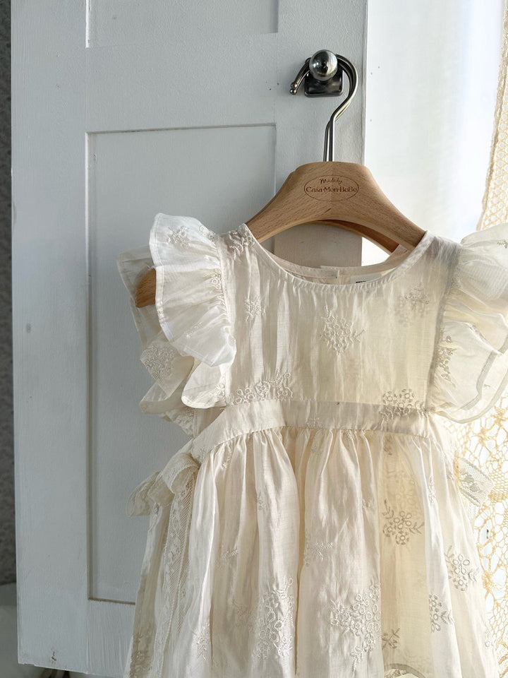 【予約】monbebe / (kids) Lily Layered Dress