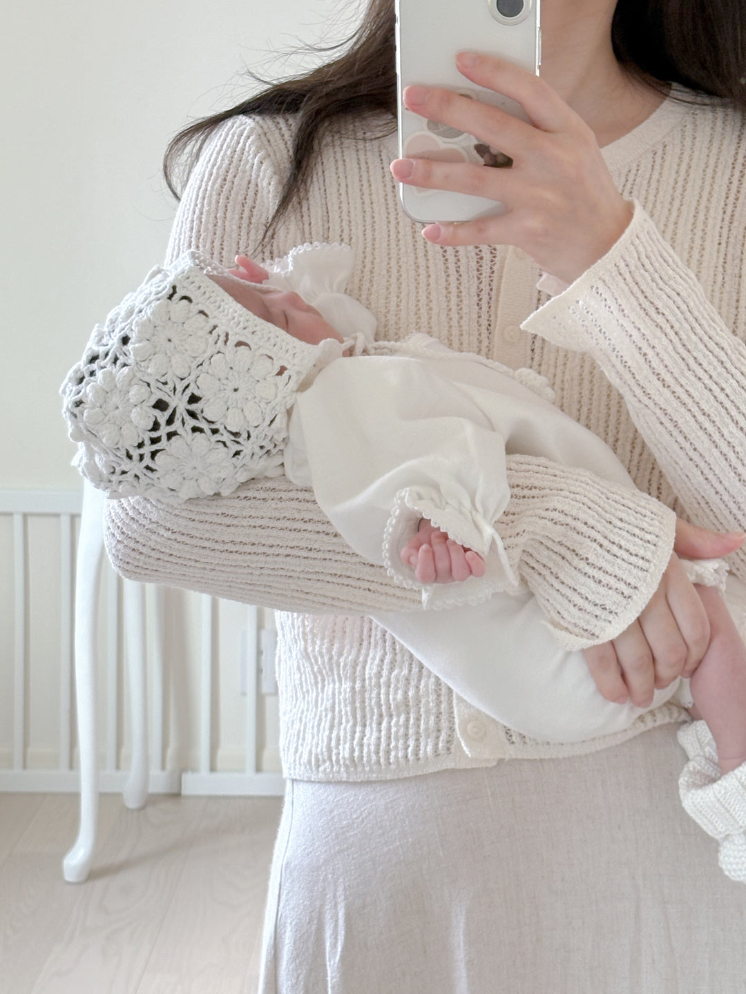 bébé / knit pompom shoes