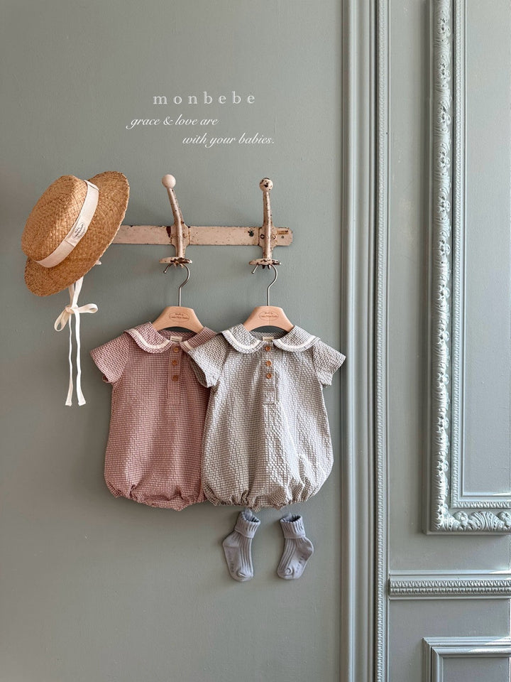 【2026夏新作】monbebe / Check Sailor Suit