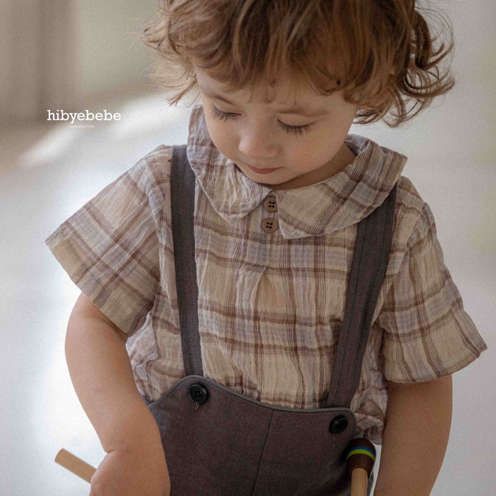 hibyebebe / Cozy linen suspenders