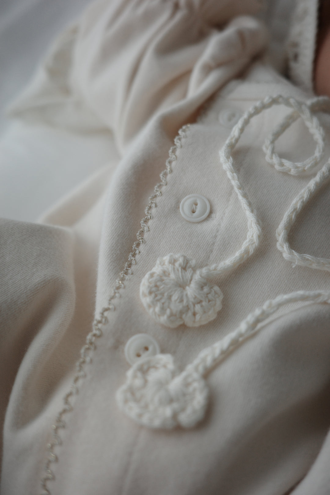 【Silver/Gold】 bébé/ (長袖) Picot glory suit