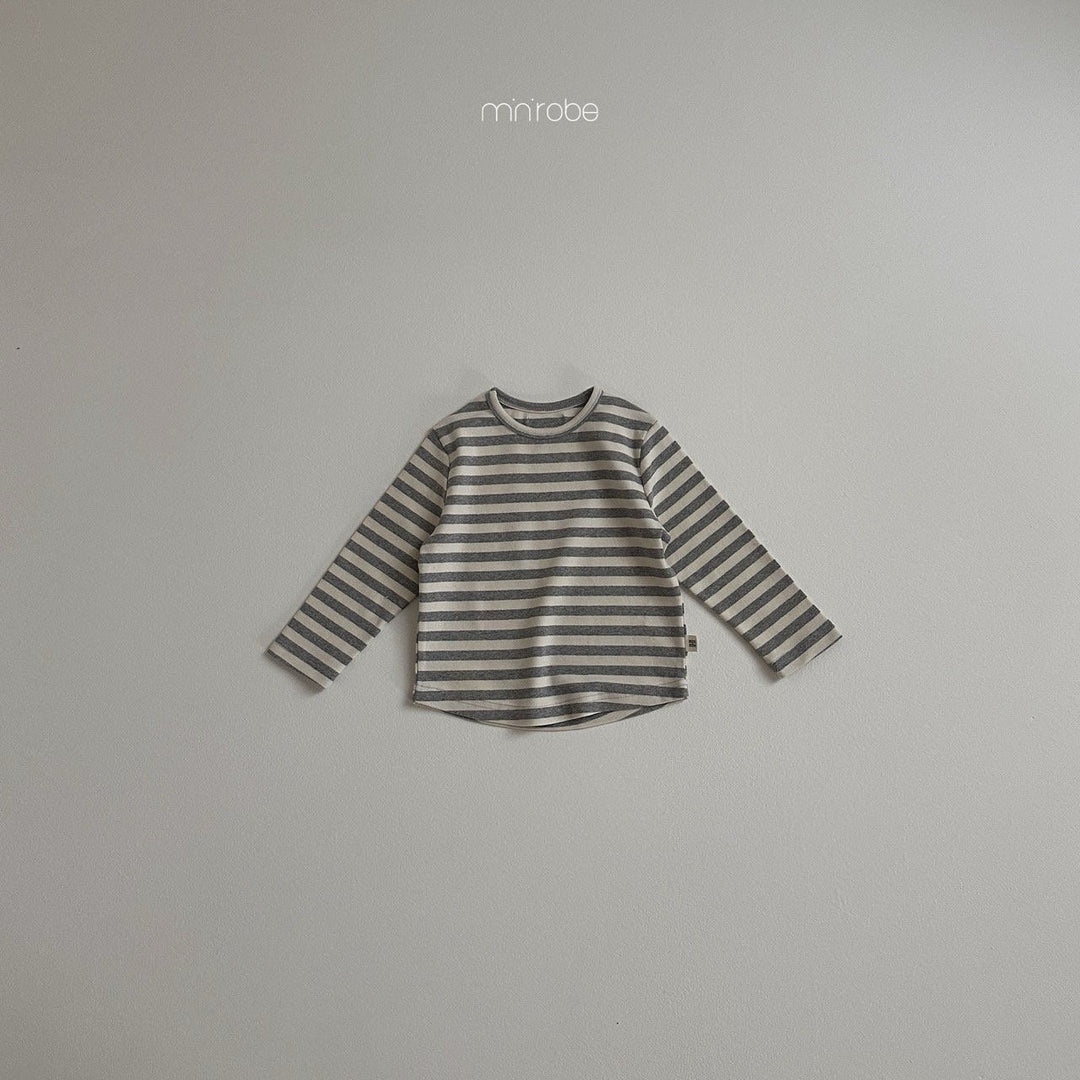 minirobe /  mango stripe round tee