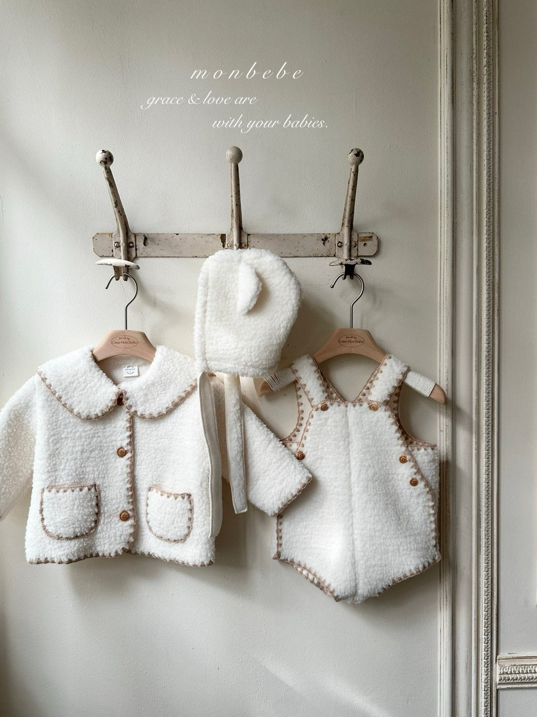 【新作 11/12予約受付開始】monbebe / Cat bonnet