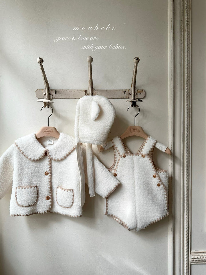 【新作 11/12予約受付開始】monbebe / Cat bonnet