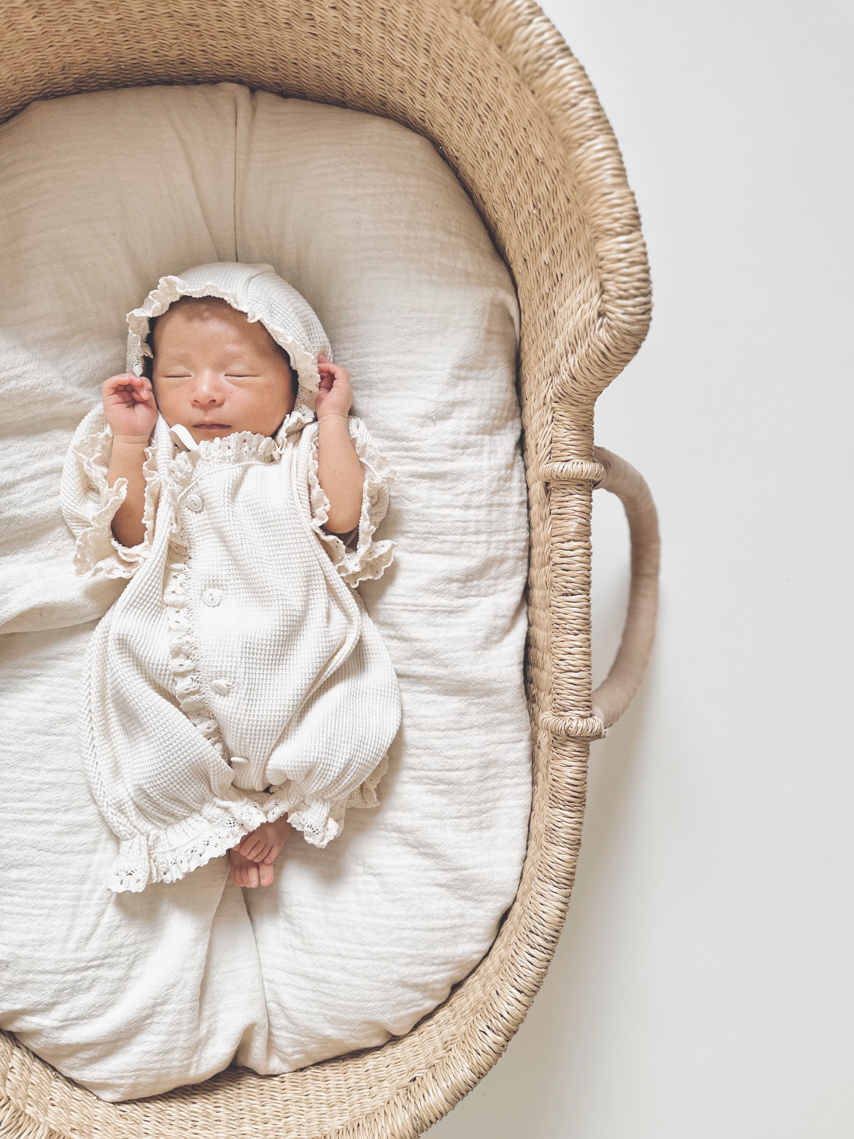 bébé / (半袖) waffle glory suit – ciel de bébé
