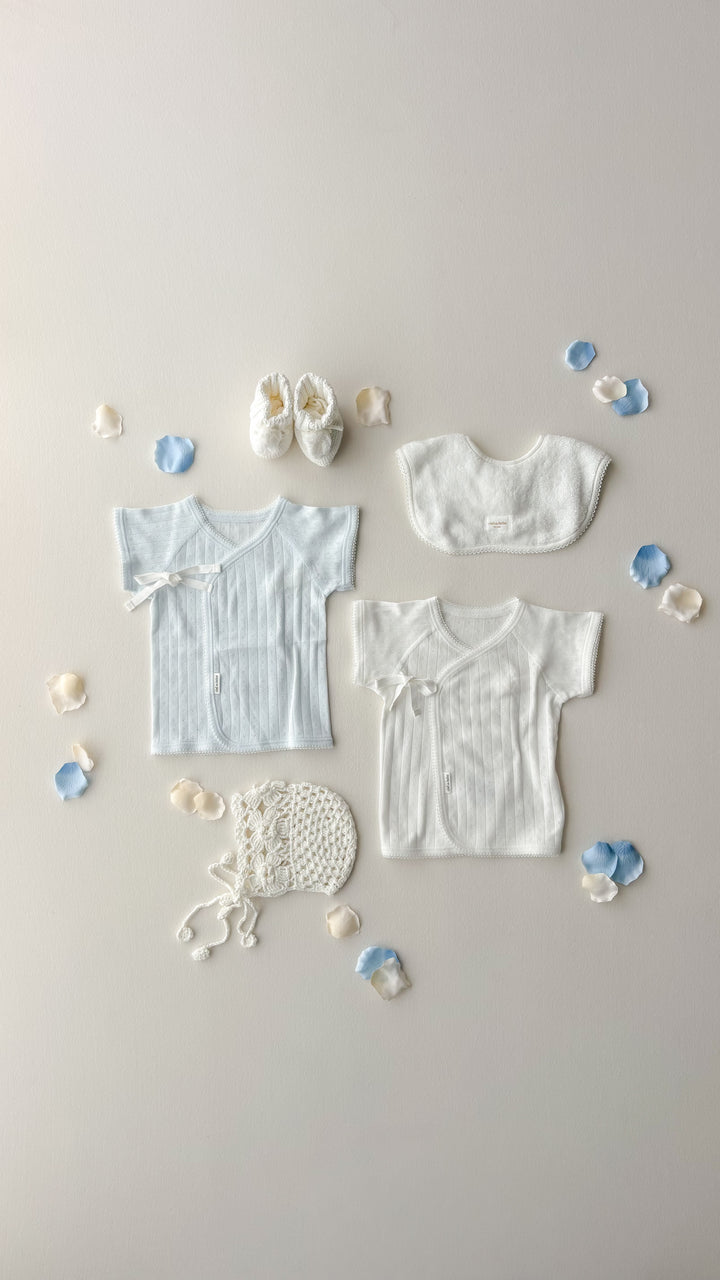 【即納】bébé / 【半袖】Savon Organic underwear (短肌着ype)