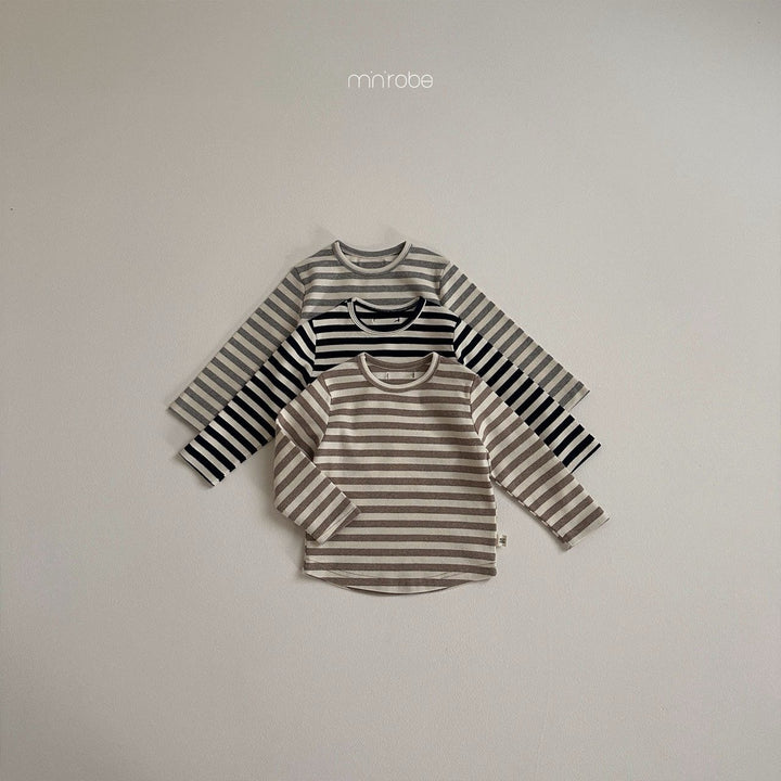 minirobe /  mango stripe round tee