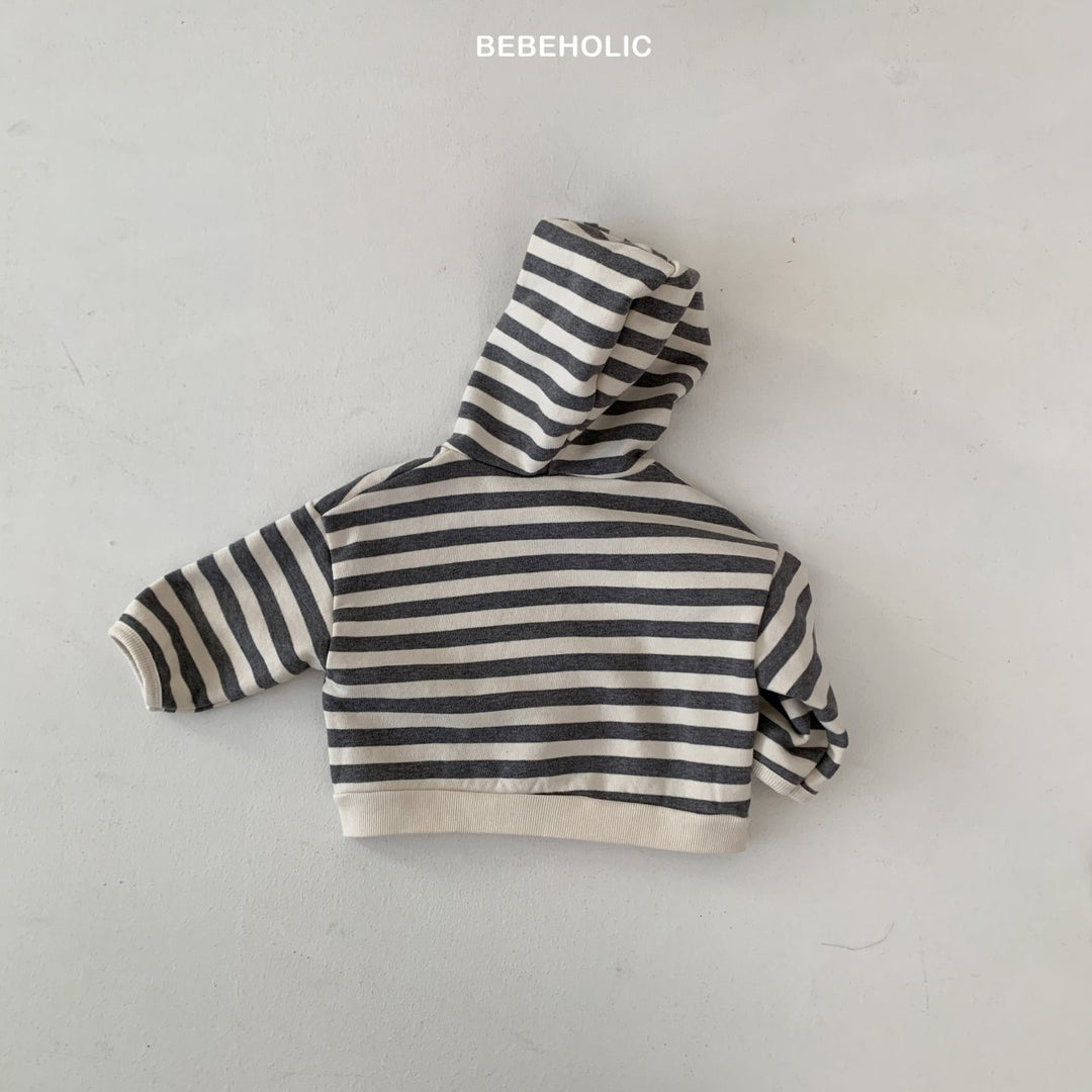 bebeholic / Broccoli striped hoodie