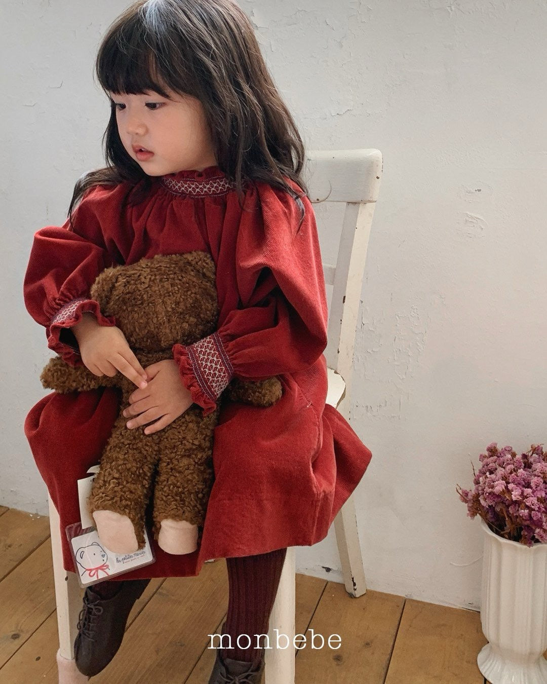 monbebe / Corduroy Smock Dress