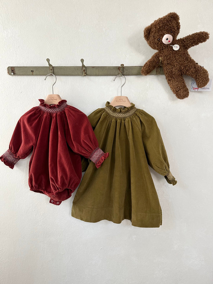 monbebe / Corduroy Smock Dress