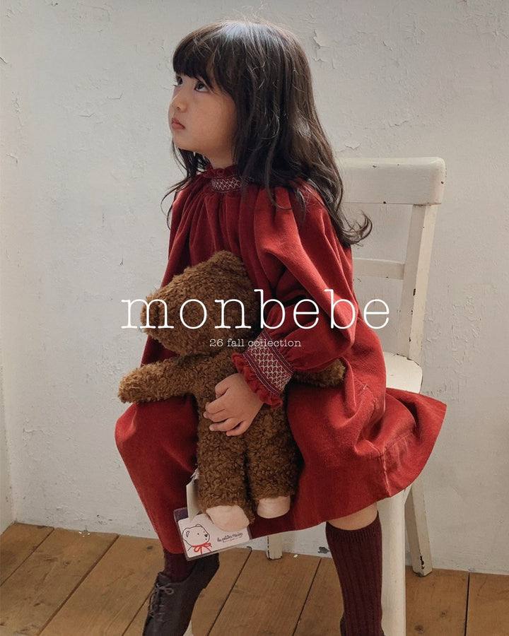 monbebe / Corduroy Smock Dress