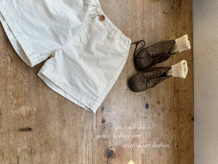 【予約】monbebe / Batik Cotton Shorts