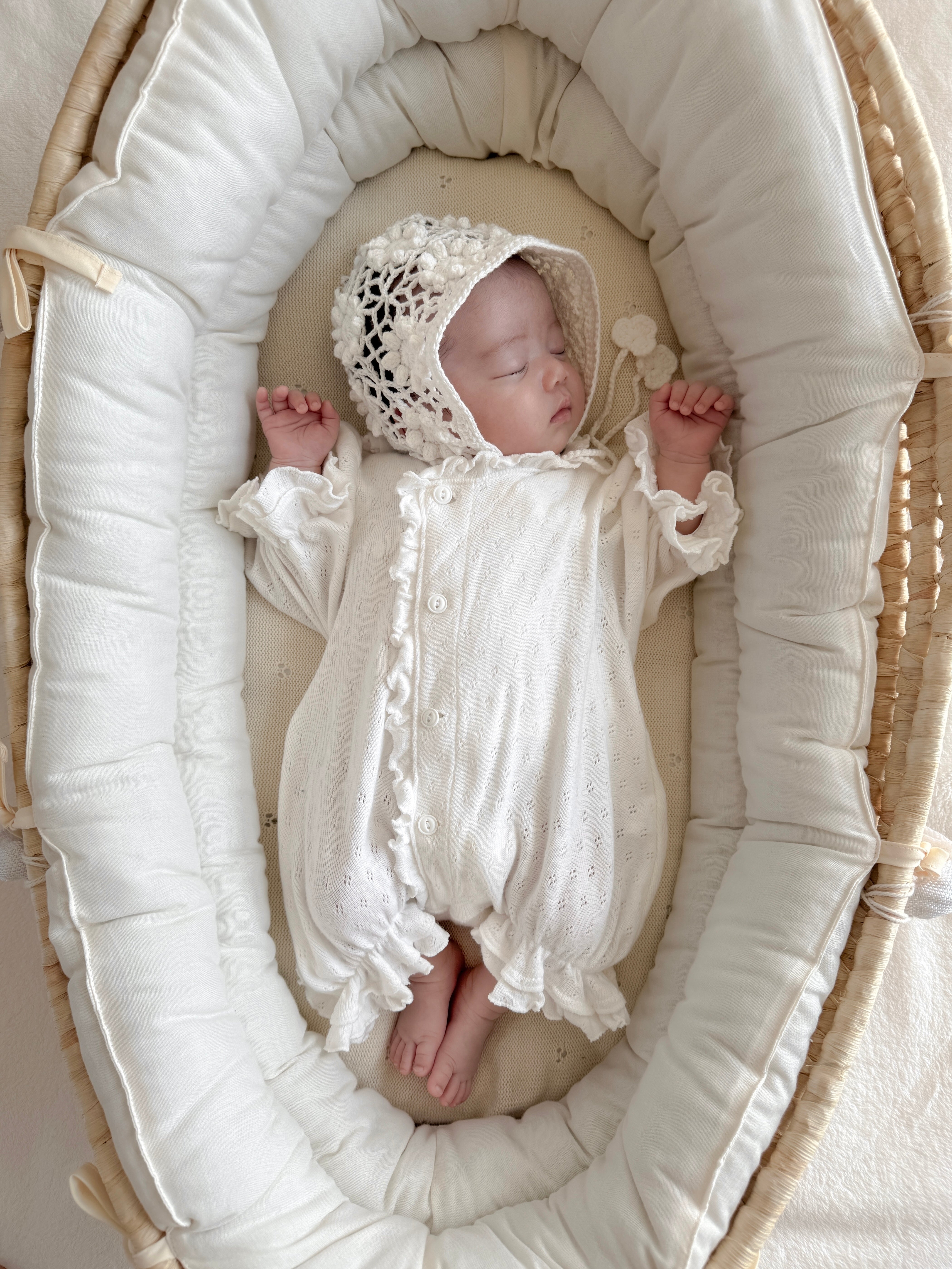 ciel de bebe whipped frill suit 退院着セット 先行予約】bébé / whipped frill suit – ciel de bébé