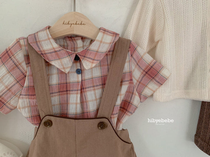 hibyebebe / Cozy linen suspenders