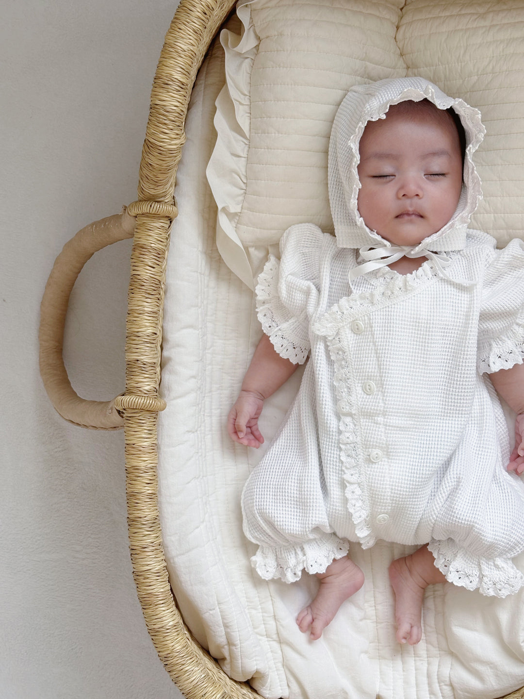 【3/6発売】bébé / (半袖) waffle glory suit