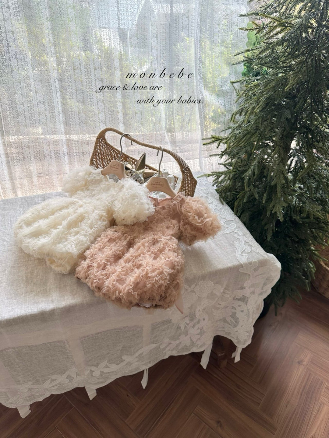 【新作 11/12発売 】monbebe / Blanc Shasha suit