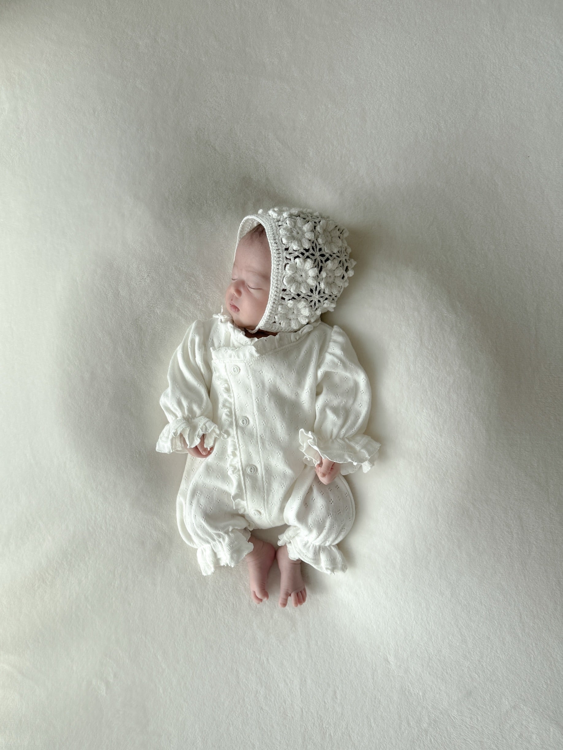 ciel de bebe whipped frill suit 退院着 即納】bébé / whipped frill suit – ciel de bébé