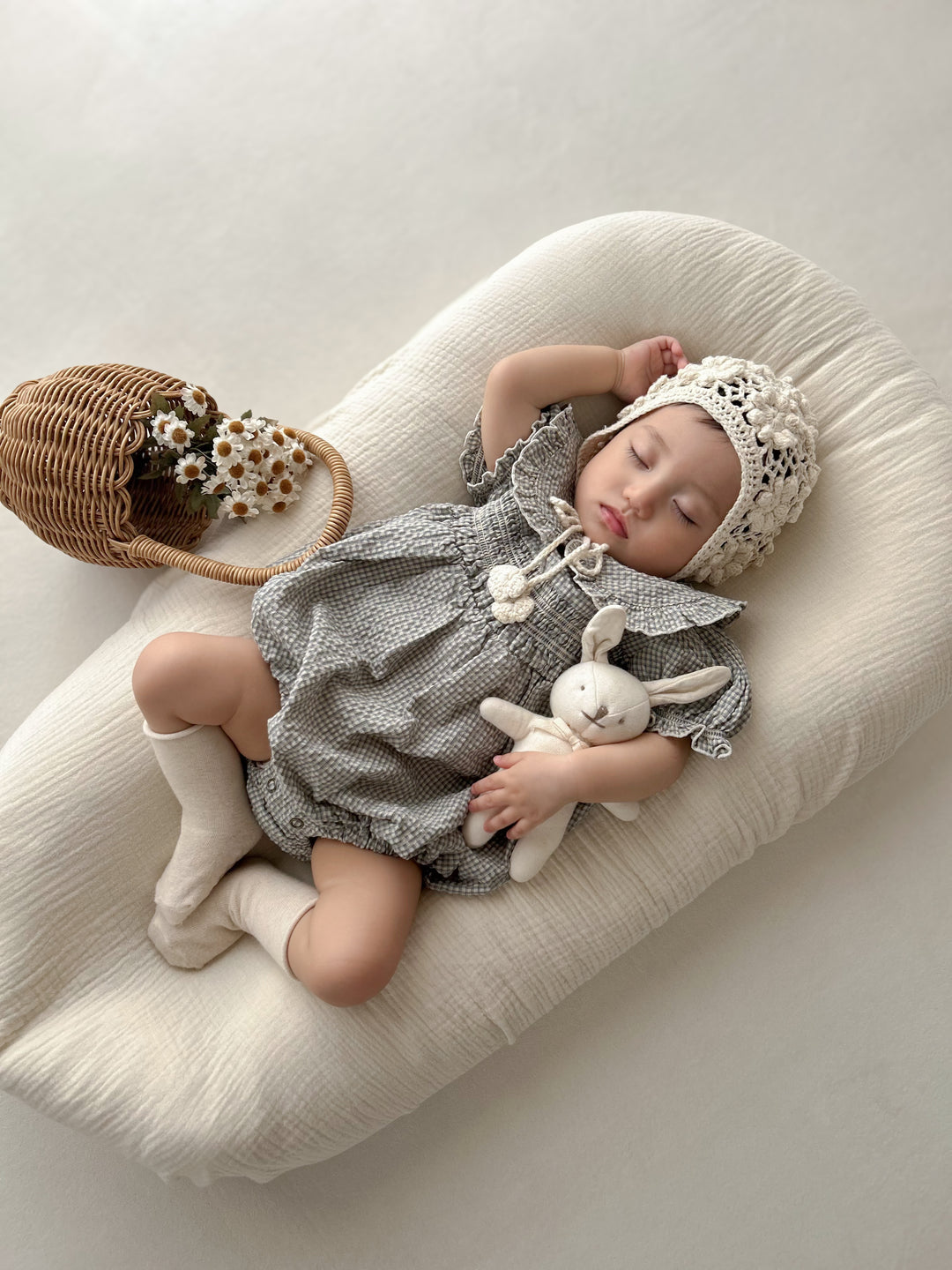 【カート追加時30%OFF】monbebe / Smocked zimmer suit
