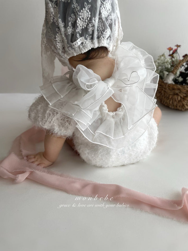 monbebe / Lace bunny bonnet