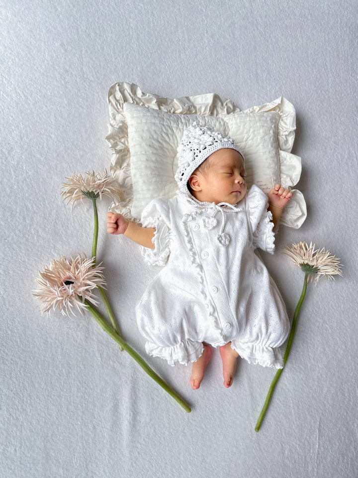 【2026夏新作】bébé / (半袖) whipped frill suit