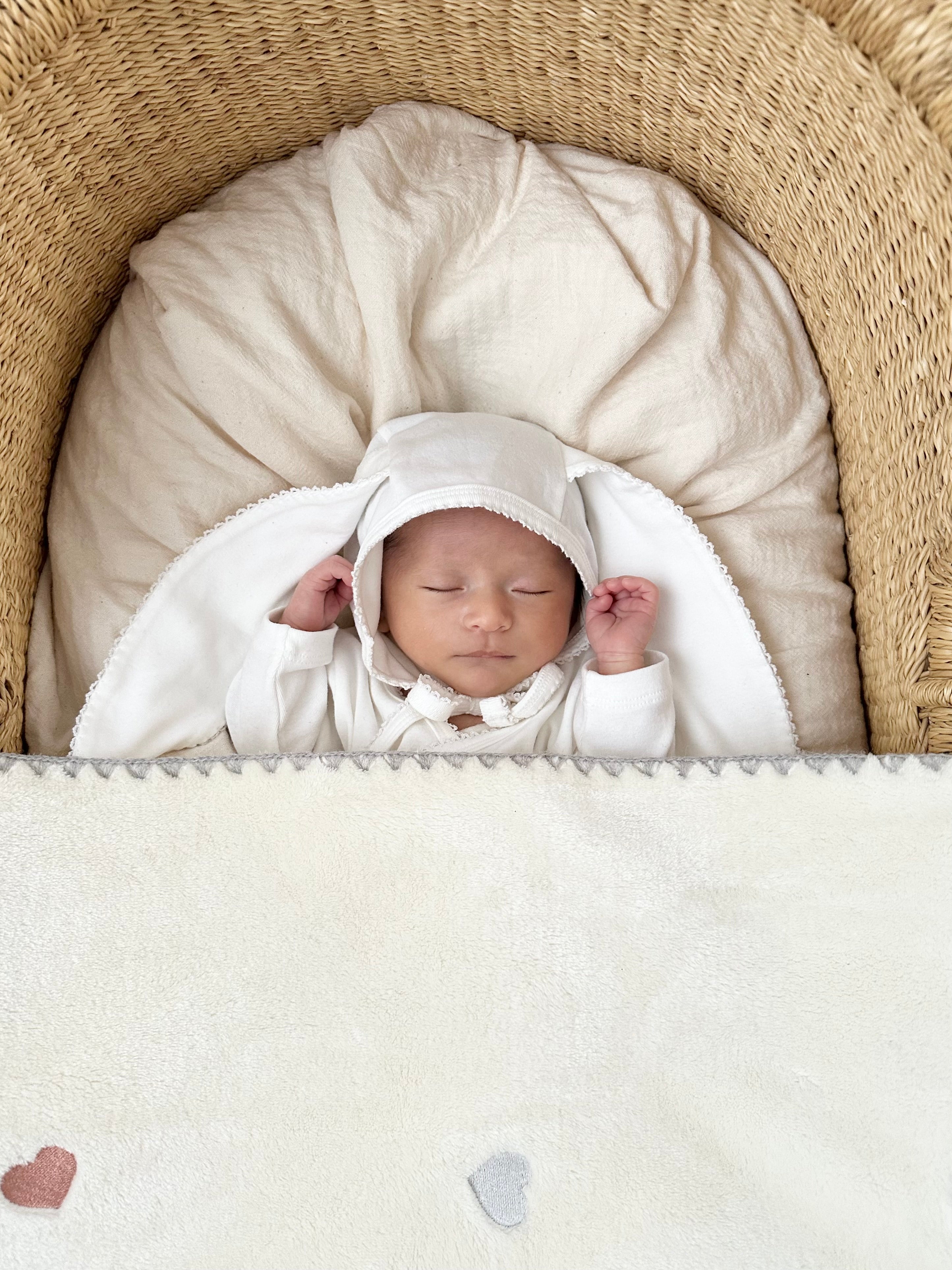 ciel de bebe monbebe ボンネットセット monbebe / bunny cozy suit(bonnet set) – ciel de bébé